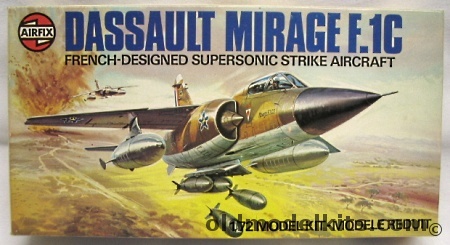 Airfix 1/72 Dassault Mirage F.1C (F1C/F-1C) South African or French, 04022-2 plastic model kit